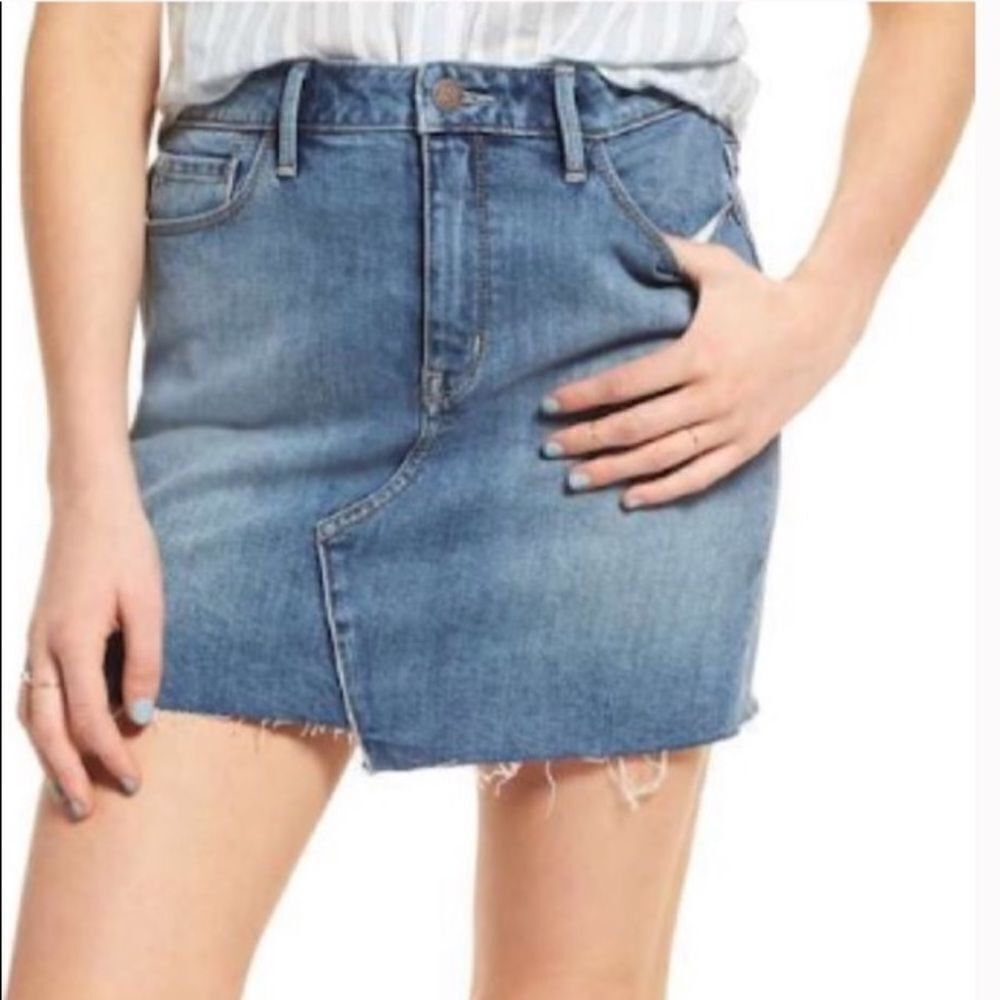 TREASURE & BOND Denim Blue Jean skirt Size 26 NWT - Picture 2 of 6